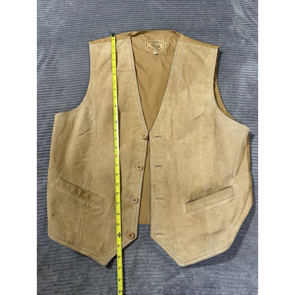Vintage men's Medium  Brown Leather Vest
